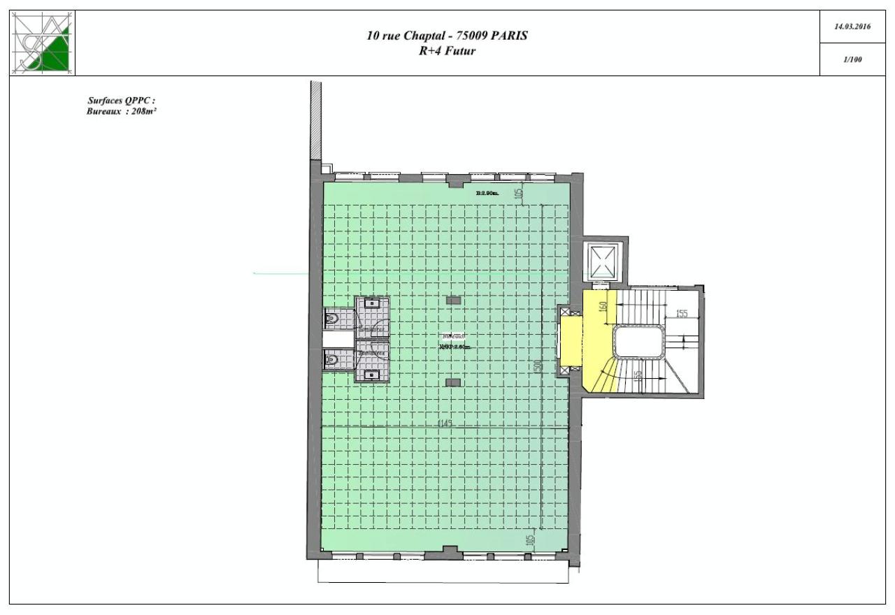 Bureau Paris 825m² Location bureau Paris OLBUR2427560 15